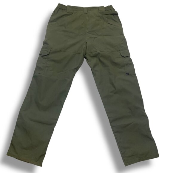 5.11 Tactical Men's Green Ripstop Cargo Pants Sz 32x32 Durable Outdoor Work Wear - Picture 2 of 11